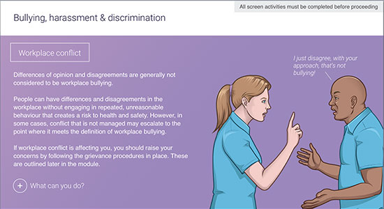 bullying and harassment for care workers
